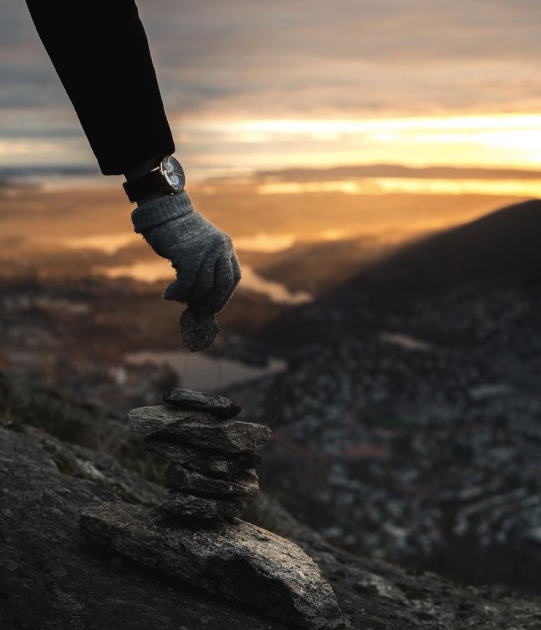 BIRKEBEINER 42 MM SVART ROSE GULL