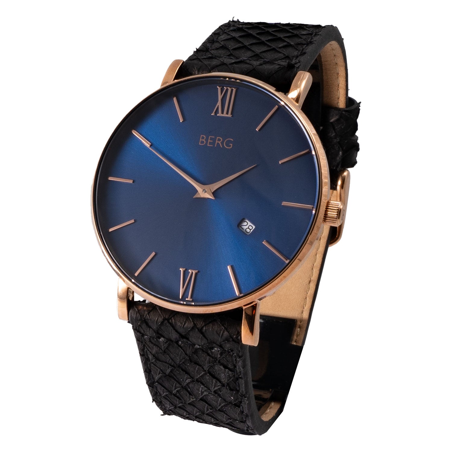 Ulriken BI Blå Rosé Gull 40 mm