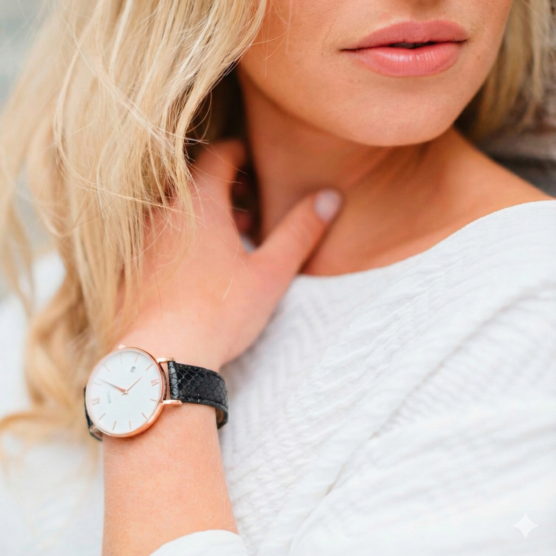 Ulriken Hvit Rosé Gull 36 mm