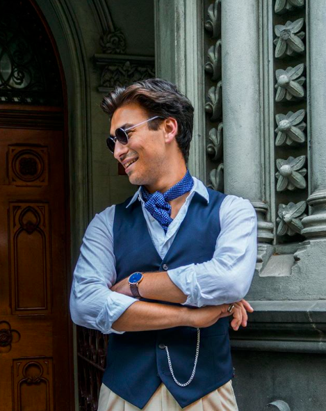 Ulriken Blå Rosé Gull 40 mm - Berg Watches