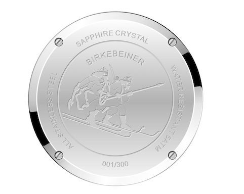 BIRKEBEINER 42 MM SVART SØLV - Berg Watches