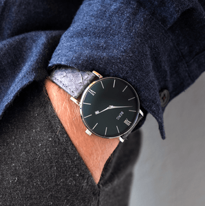 Ulriken Svart Sølv 40 mm - Berg Watches