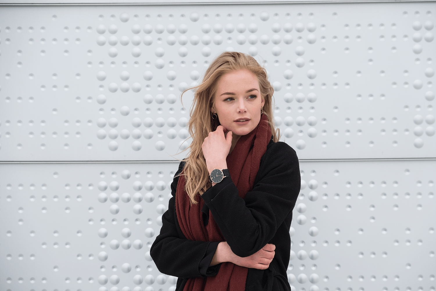 Ulriken Svart Rosé Gull 36 mm - Berg Watches