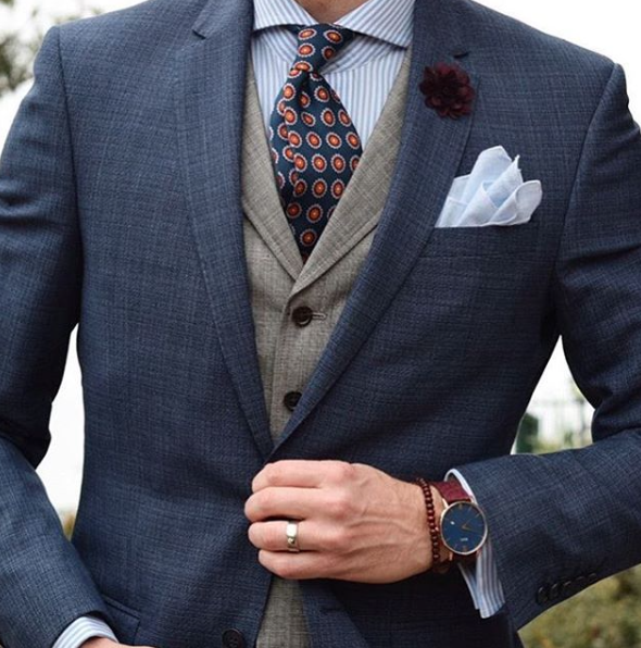 Ulriken Blå Rosé Gull 40 mm - Berg Watches