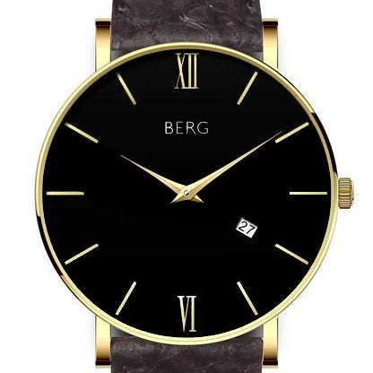 Ulriken Svart Gull 40 mm - Berg Watches