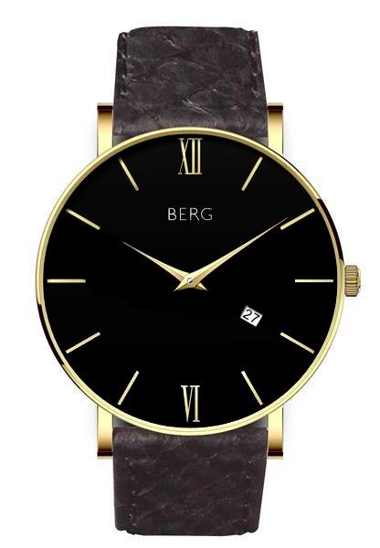 Ulriken Svart Gull 40 mm - Berg Watches