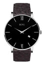 Ulriken Svart Sølv 36 mm - Berg Watches