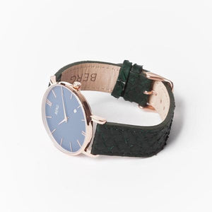 Ulriken Blå Rosé Gull 40 mm - Berg Watches