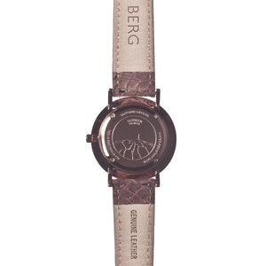 Ulriken Blå Rosé Gull 40 mm - Berg Watches