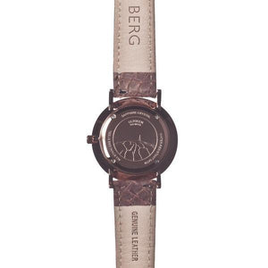 Ulriken Hvit Rosé Gull 36 mm - Berg Watches