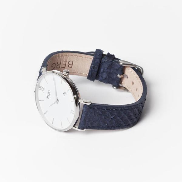 Ulriken Hvit Sølv 40 mm - Berg Watches