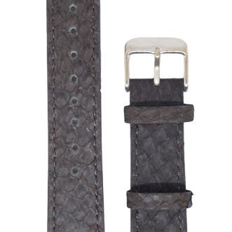 Brun Lakseskinn Reim Rosé Gull 16 MM - Berg Watches