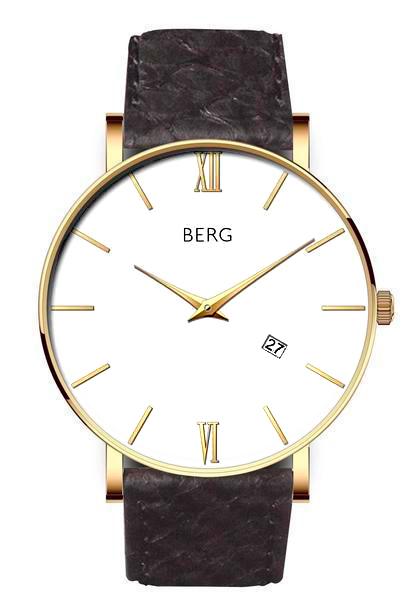 Ulriken Hvit Gull 36 mm - Berg Watches
