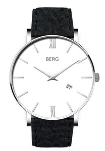 Ulriken Hvit Sølv 40 mm - Berg Watches