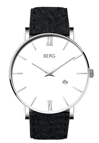 Ulriken Hvit Sølv 40 mm - Berg Watches